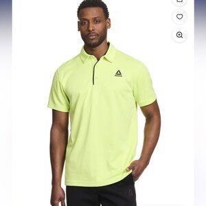Reebok Men's Bright Lime Polo Shirt